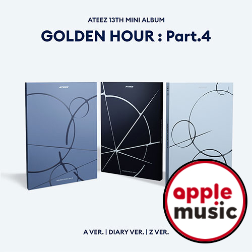 [PRE-ORDER] [APPLEMUSIC POB] ATEEZ - 13th Mini Album 'GOLDEN HOUR : Part 4'