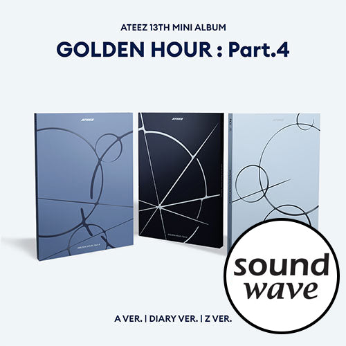 [PRE-ORDER] [SOUNDWAVE POB] ATEEZ - 13th Mini Album 'GOLDEN HOUR : Part 4'