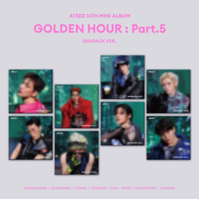 ATEEZ - 14th Mini Album 'GOLDEN HOUR : Part. 5' (DIGIPACK ver.)