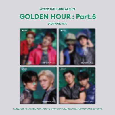 ATEEZ - 14th Mini Album 'GOLDEN HOUR : Part. 5' (DIGIPACK UNIT ver.)