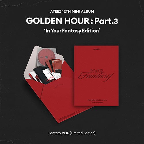 ATEEZ - 12th Mini Album "GOLDEN HOUR : PART 3 'IN YOUR FANTASY' EDITION" (FANTASY ver.) LIMITED