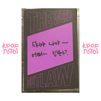 [PC] ATEEZ - Mingi 'THE WORLD EP. 2 OUTLAW' (Z ver.)