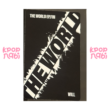 [PC] ATEEZ - Hongjoong 'THE WORLD EP.FIN : WILL' (PLATFORM ver.)