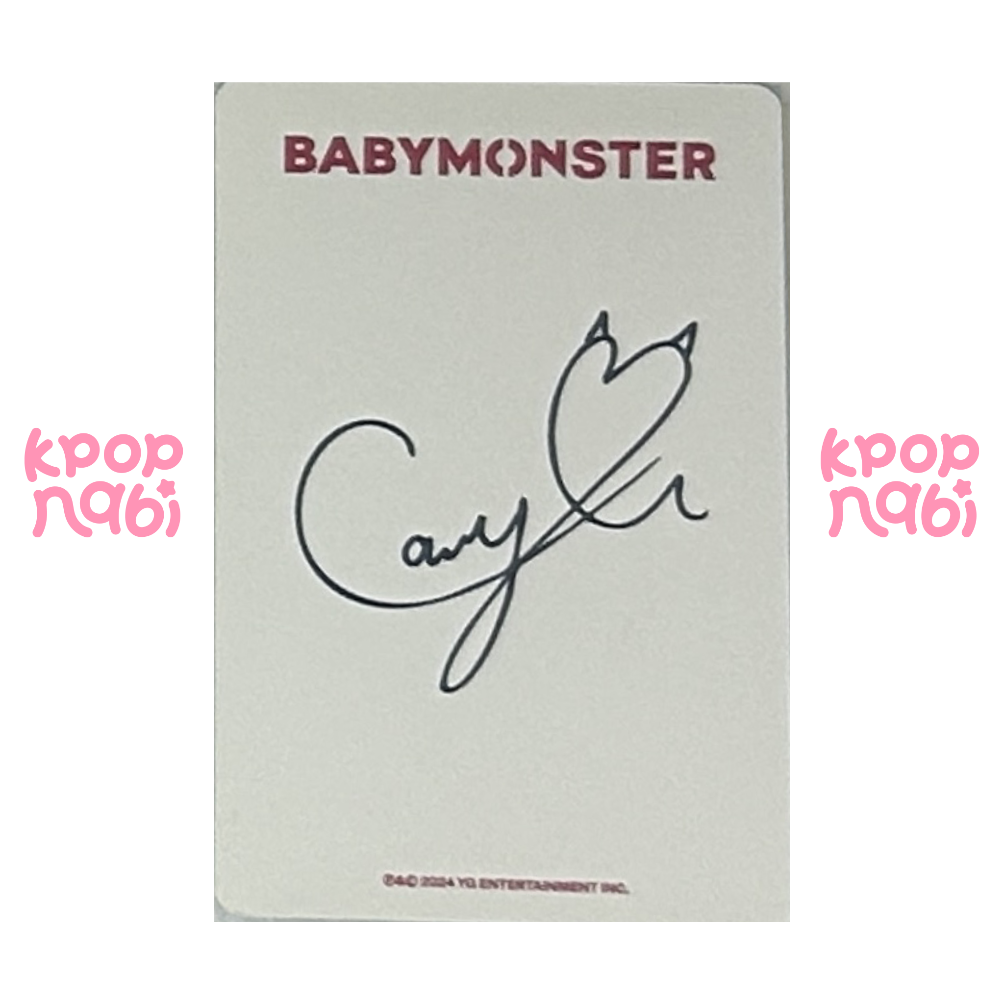 [PC] BABYMONSTER - Chiquita 'BABYMONS7ER' (YG TAG ver.) FIRST PRESS POB