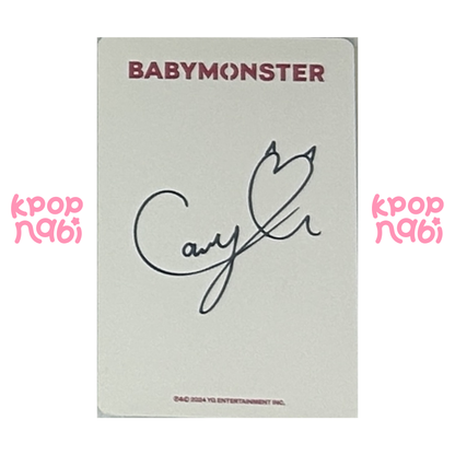 [PC] BABYMONSTER - Chiquita 'BABYMONS7ER' (YG TAG ver.) FIRST PRESS POB