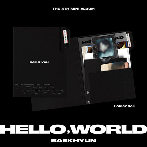 BAEKHYUN (EXO) - 4th Mini Album 'Hello, World' (Folder ver.)
