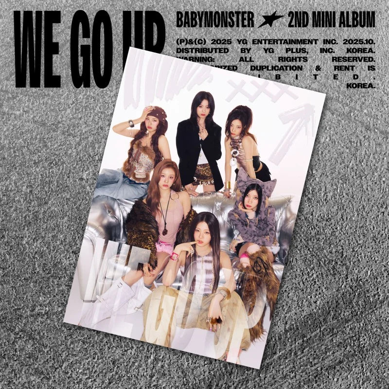 BABYMONSTER - 2nd Mini Album 'WE GO UP' (POSTCARD ver.)