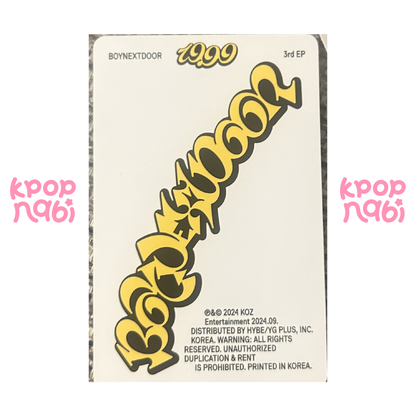 [PC] BOYNEXTDOOR - Woonhak '19.99' (Dangerous ver.)