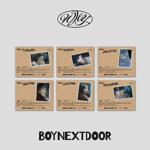 BOYNEXTDOOR - 1st EP Album 'WHY..' (LETTER ver.)