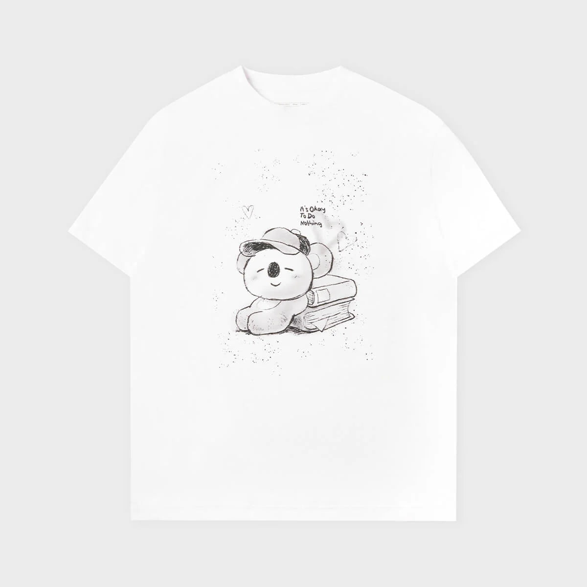 BT21 - KOYA Basic Street T-Shirt White / Official Merchandise