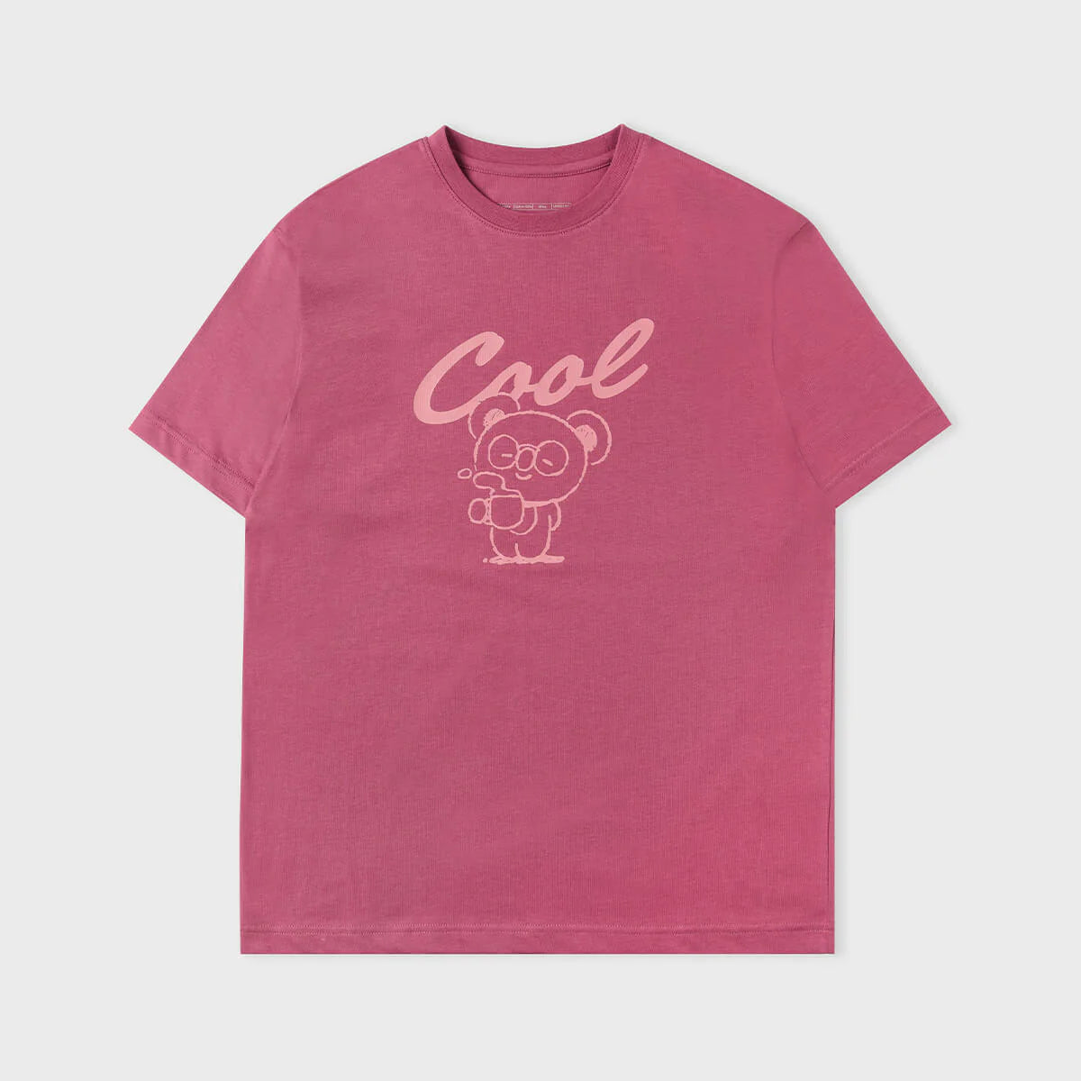 BT21 - KOYA Basic T-Shirt Indian Pink / Official Merchandise