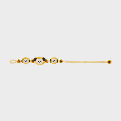 BT21 - BIG & TINY Embroidery Patch Bracelet / Official Merchandise
