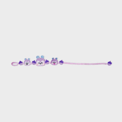 BT21 - BIG & TINY Embroidery Patch Bracelet / Official Merchandise