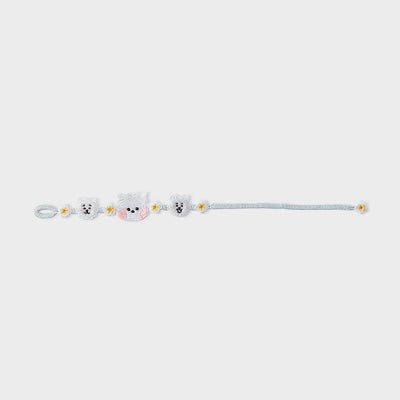 BT21 - BIG & TINY Embroidery Patch Bracelet / Official Merchandise