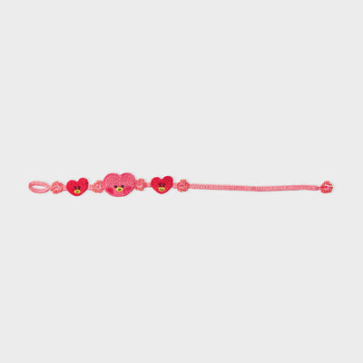 BT21 - BIG & TINY Embroidery Patch Bracelet / Official Merchandise