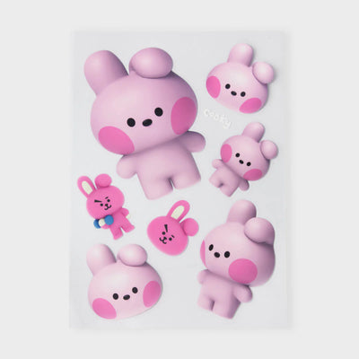 BT21 - BIG & TINY Edition Removable Stickers / Official Merchandise