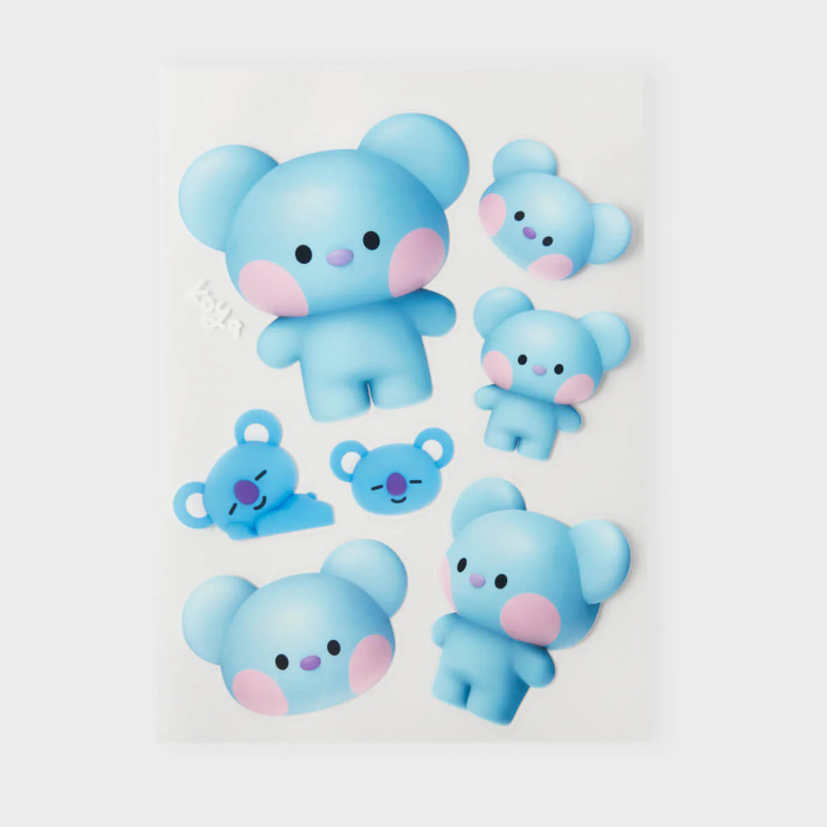 BT21 - BIG & TINY Edition Removable Stickers / Official Merchandise