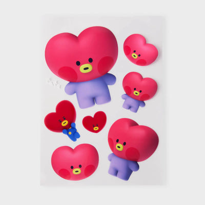 BT21 - BIG & TINY Edition Removable Stickers / Official Merchandise