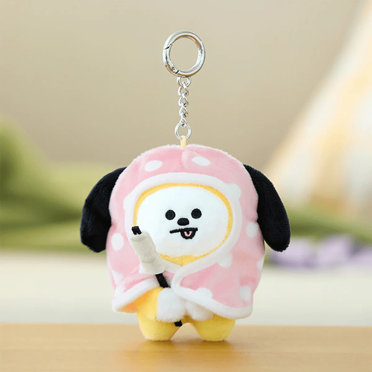 BT21 - Campfire Blanket Plush Keyring / Official Merchandise