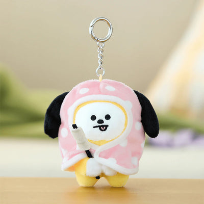 BT21 - Campfire Blanket Plush Keyring / Official Merchandise