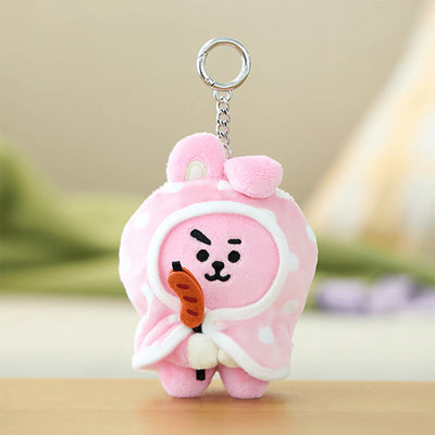 BT21 - Campfire Blanket Plush Keyring / Official Merchandise