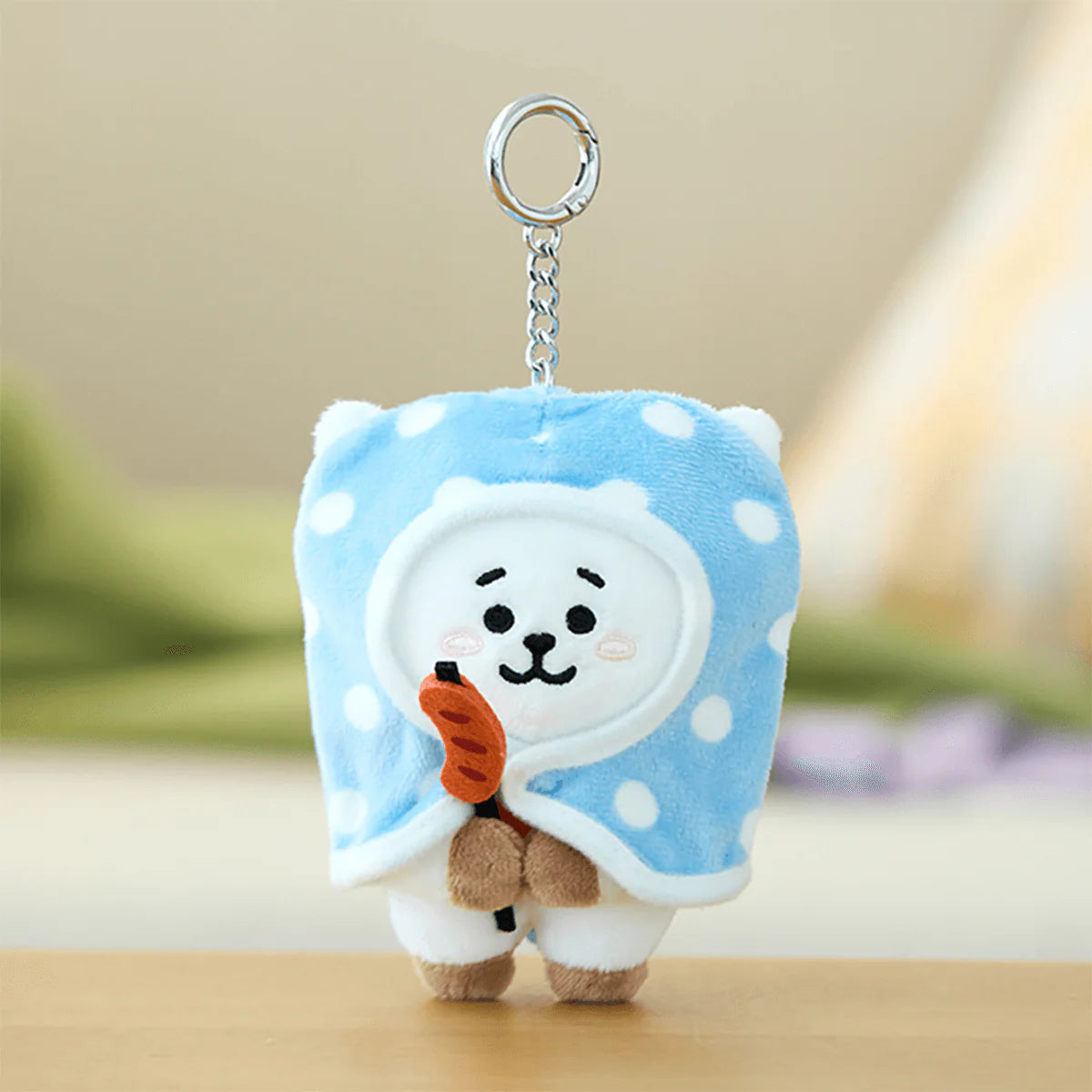 BT21 - Campfire Blanket Plush Keyring / Official Merchandise