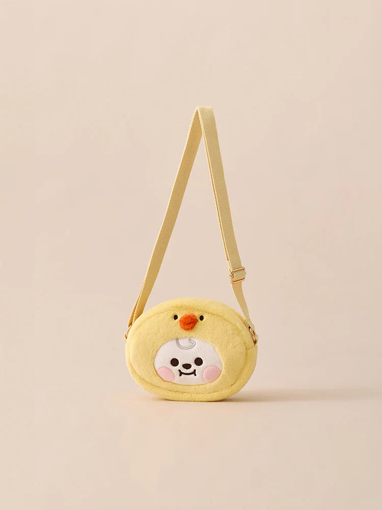 BT21 - FUR FACIAL CROSSBAG /  Official Merchandise