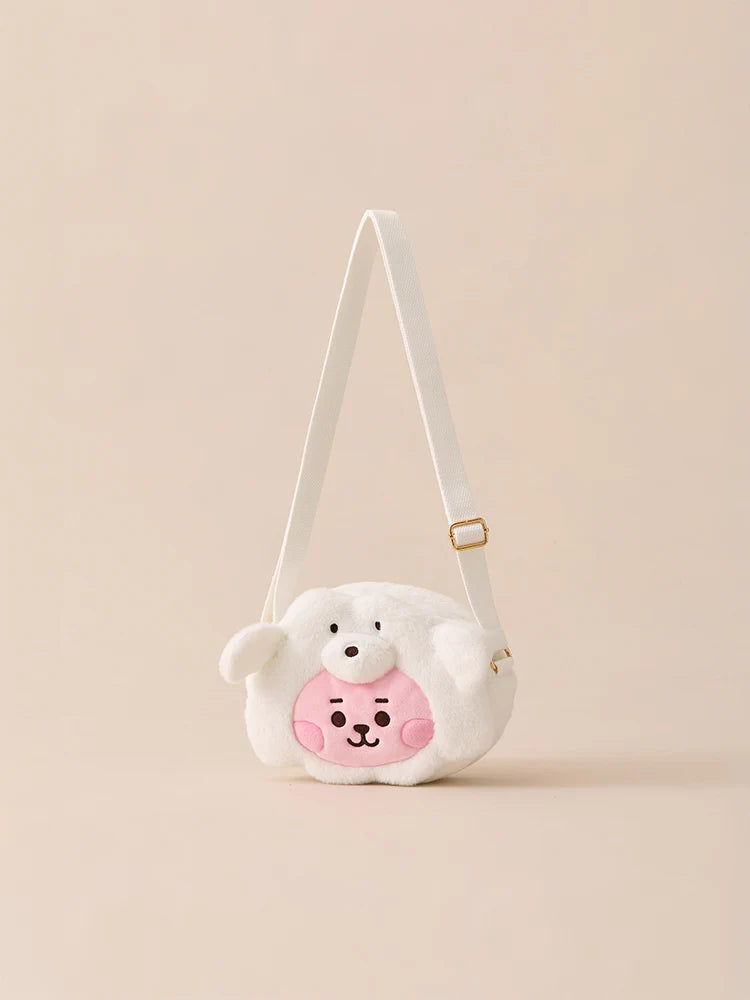 BT21 - FUR FACIAL CROSSBAG /  Official Merchandise
