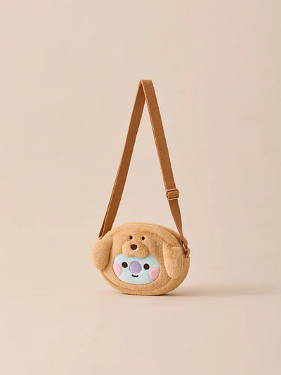 BT21 - FUR FACIAL CROSSBAG /  Official Merchandise