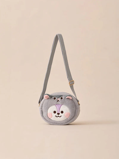 BT21 - FUR FACIAL CROSSBAG /  Official Merchandise