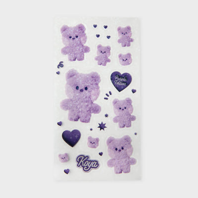 BT21 - minini Purple of Wish Stickers / Official Merchandise