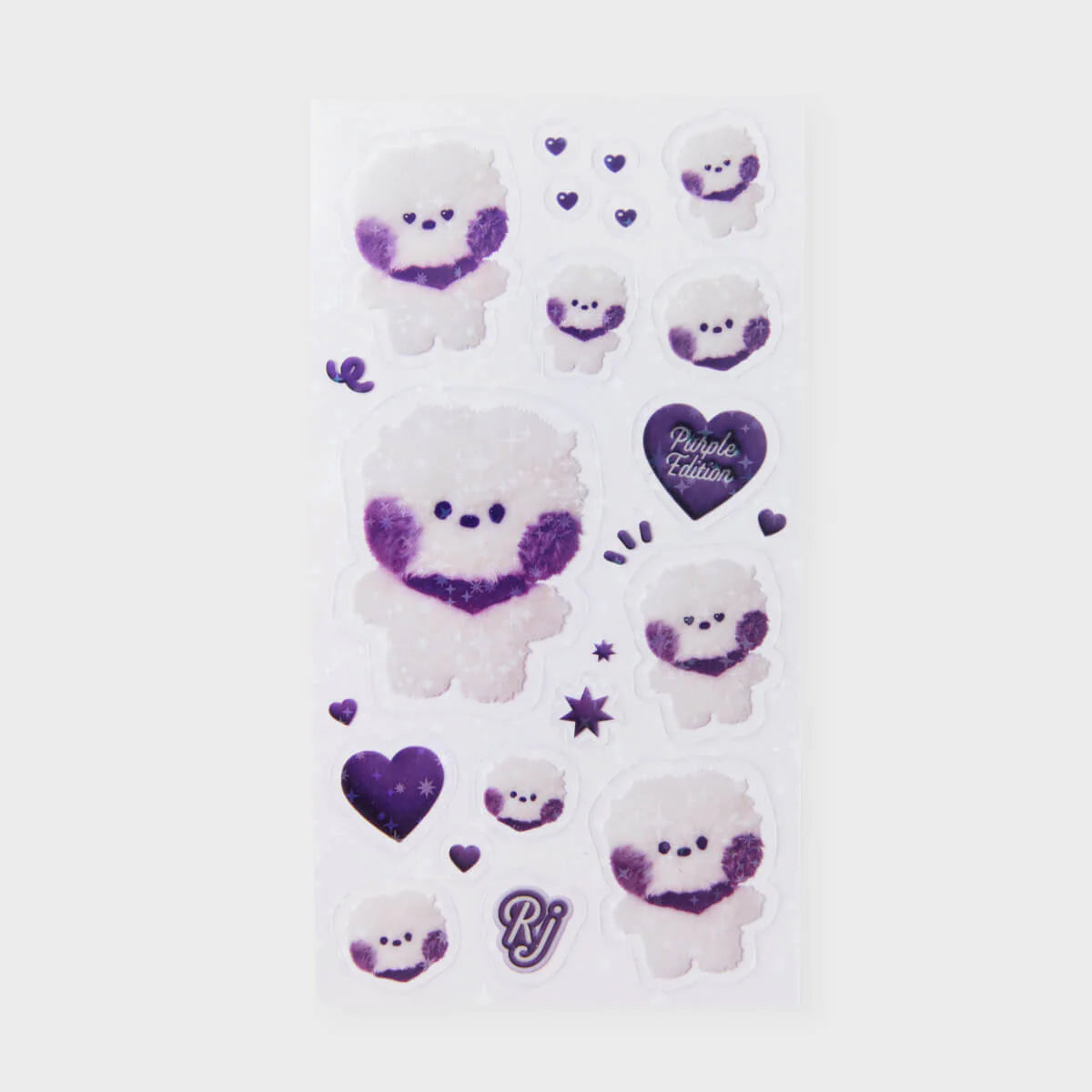 BT21 - minini Purple of Wish Stickers / Official Merchandise