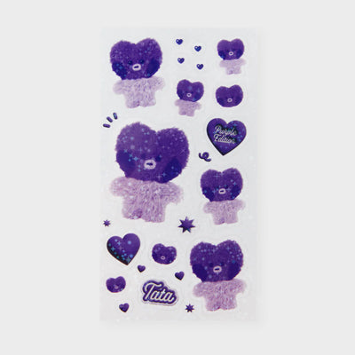 BT21 - minini Purple of Wish Stickers / Official Merchandise