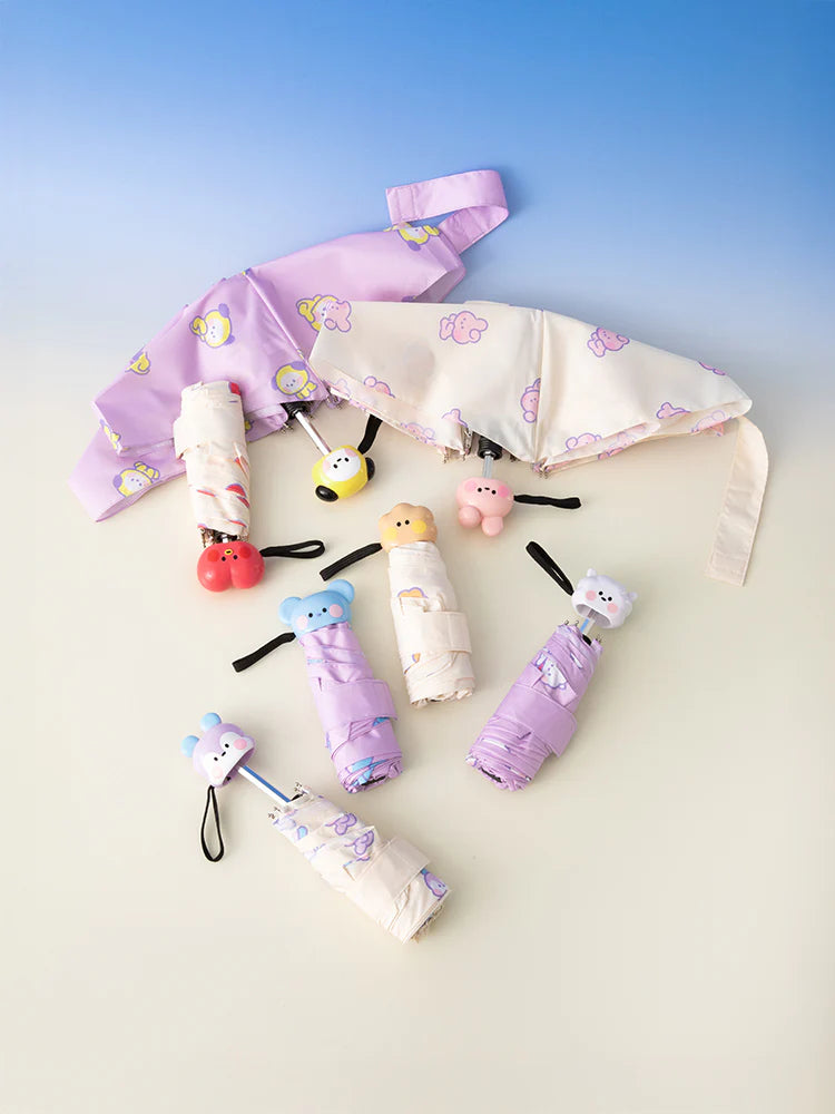 BT21 - minini Rainy Day 3-Tier Umbrella / Official Merchandise
