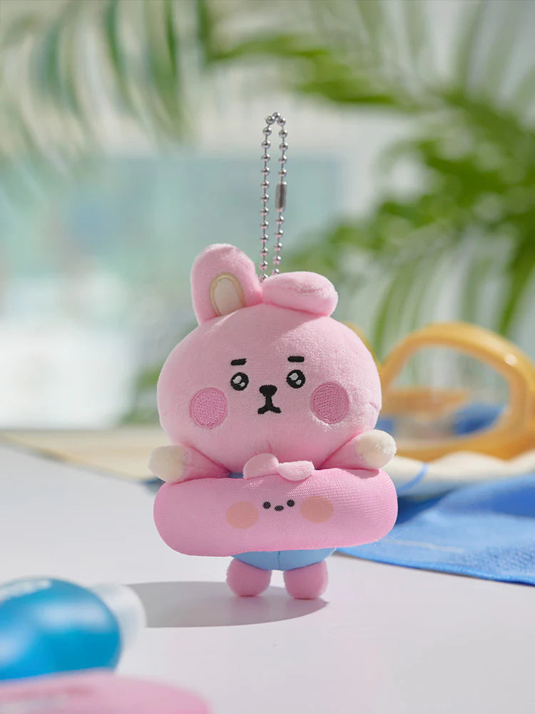 BT21 - Summer Splash Plush Keyring / Official Merchandise