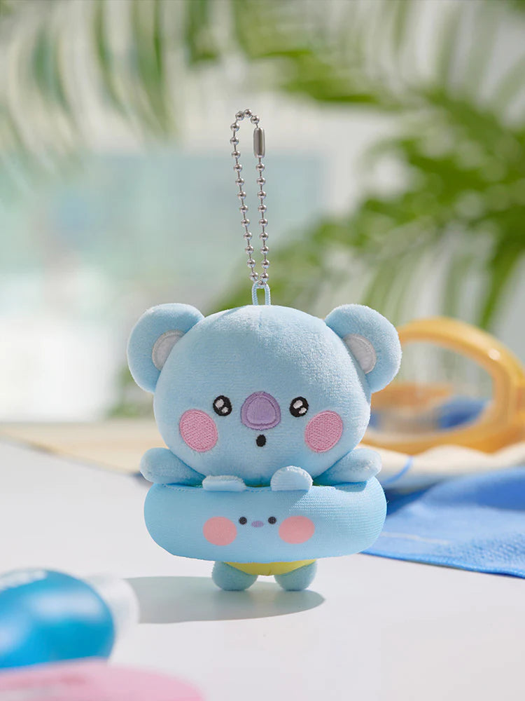 BT21 - Summer Splash Plush Keyring / Official Merchandise