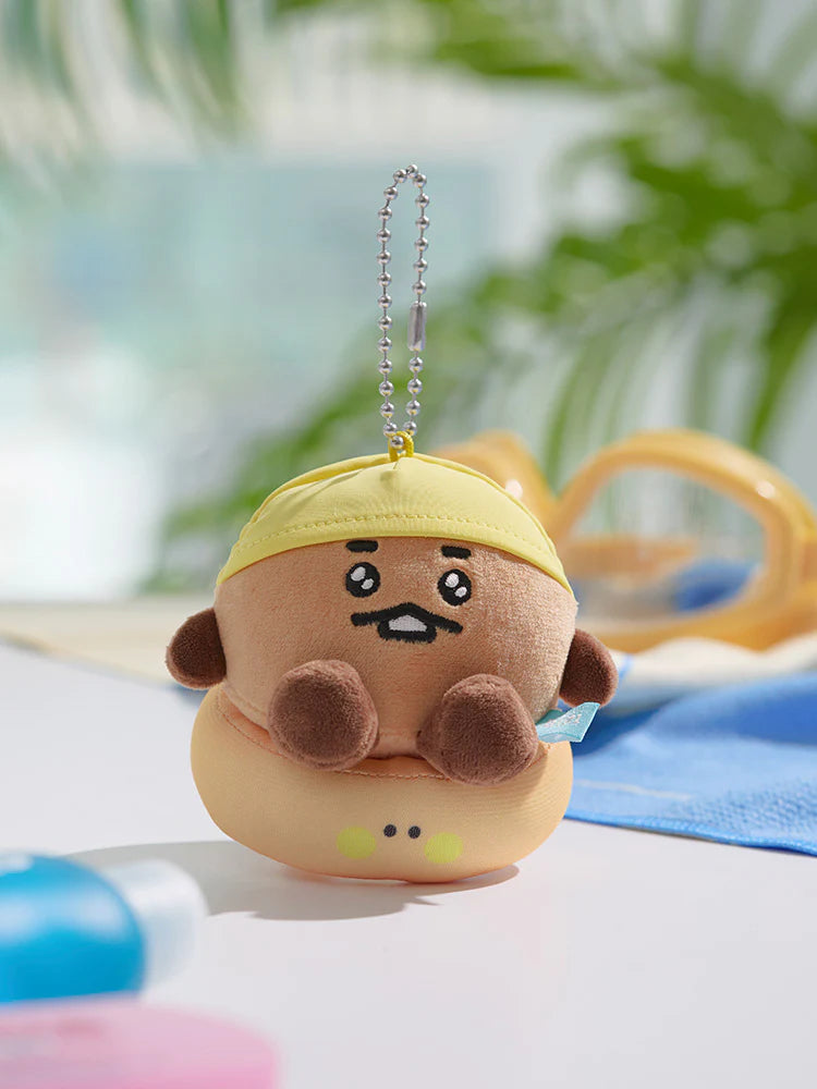 BT21 - Summer Splash Plush Keyring / Official Merchandise