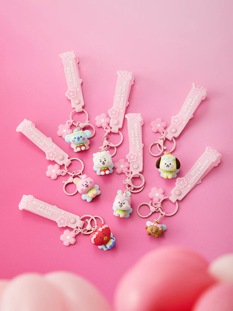 BT21 - Baby Spring Fairy Figurine Keyring / Official Merchandise