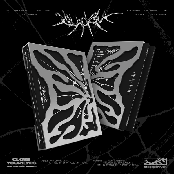 [fanplee POB] CLOSE YOUR EYES - 3rd Mini Album 'blackout' (blackout ver.)