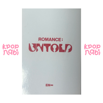 [PC] ENHYPEN - Ni-ki 'ROMANCE UNTOLD' (ENGENE ver.) A ver.