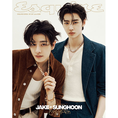 ENHYPEN - ESQUIRE Magazine June 2025 : ENHYPEN Jake & Sunghoon (A ver.)