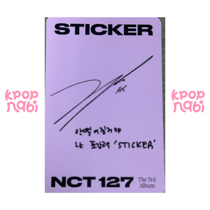 [PC] NCT 127 - Haechan 'Sticker' (Sticker ver.)