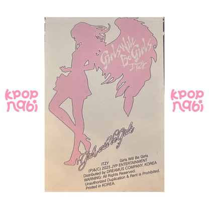 [PC] ITZY - Ryujin 'Girls Will Be Girls' (Standard ver.) FOLDER ver.