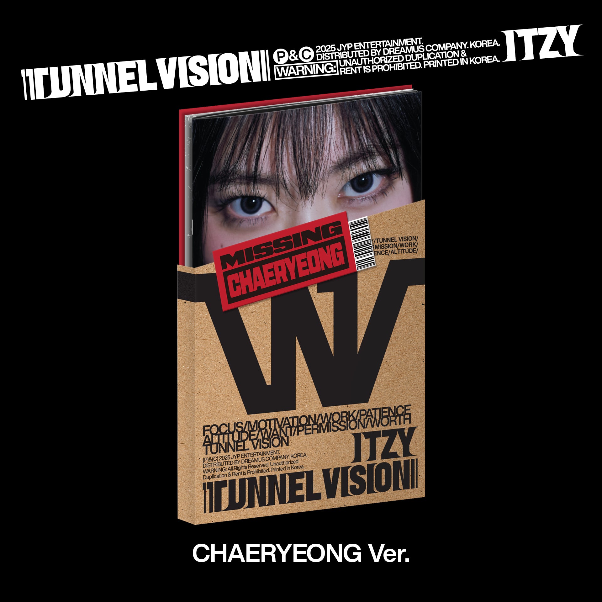 [applemusic POB] ITZY - 11th Mini Album 'TUNNEL VISION' (Member ver.)
