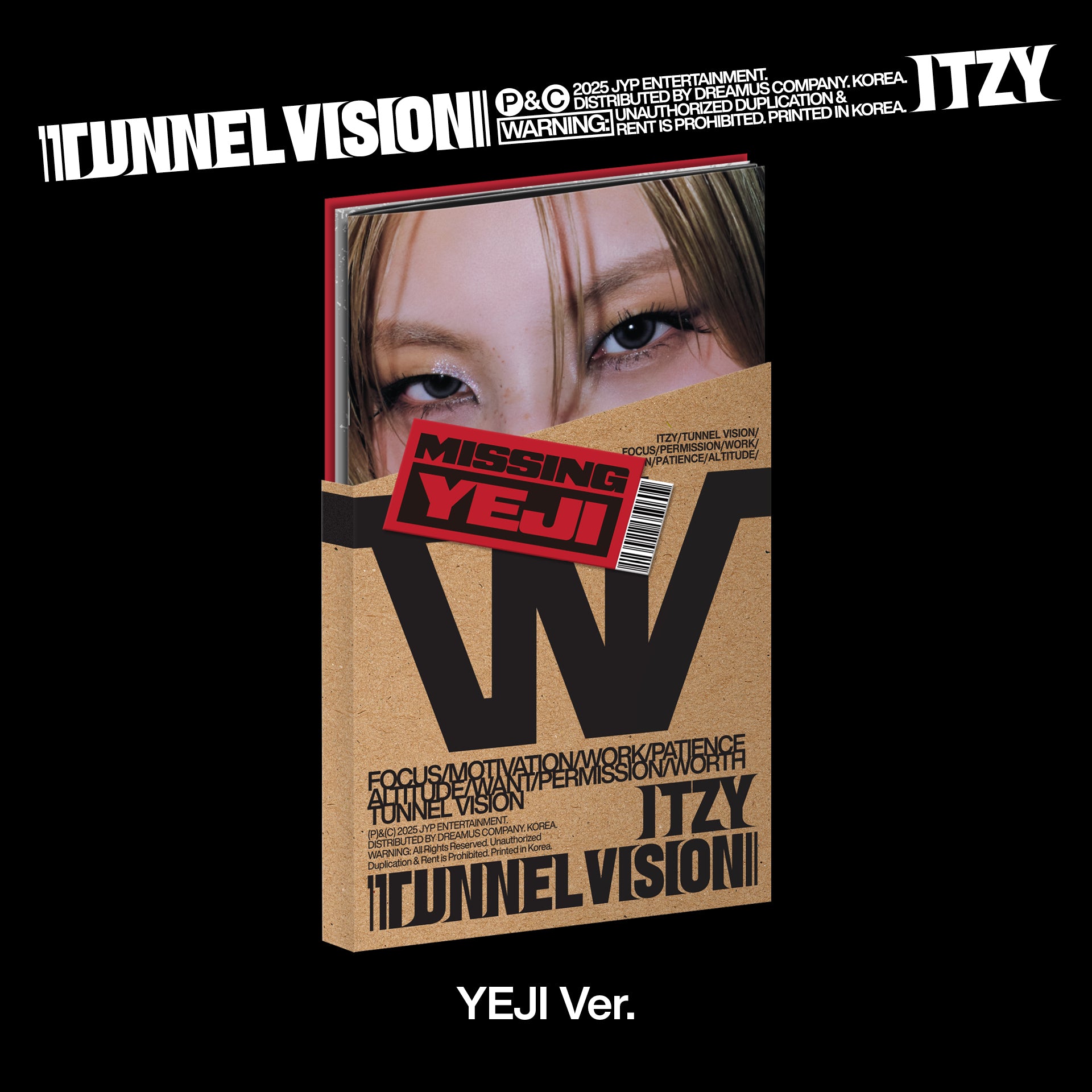 [applemusic POB] ITZY - 11th Mini Album 'TUNNEL VISION' (Member ver.)