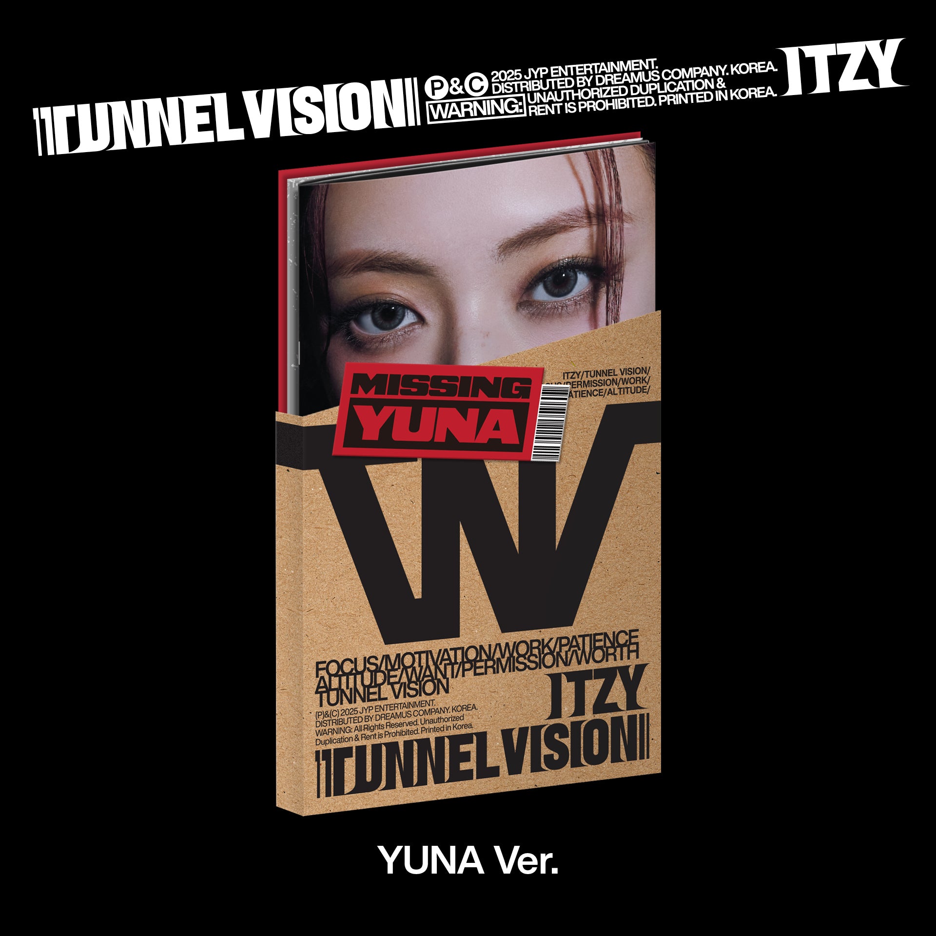 [applemusic POB] ITZY - 11th Mini Album 'TUNNEL VISION' (Member ver.)