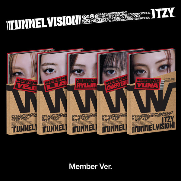 [applemusic POB] ITZY - 11th Mini Album 'TUNNEL VISION' (Member ver.)