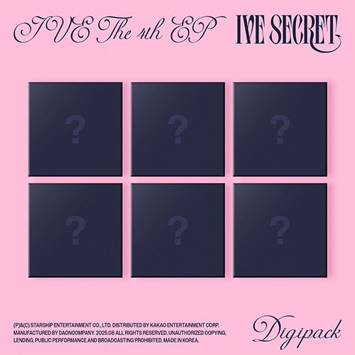 IVE - 4th Mini Album 'IVE SECRET' (Digipack ver.)