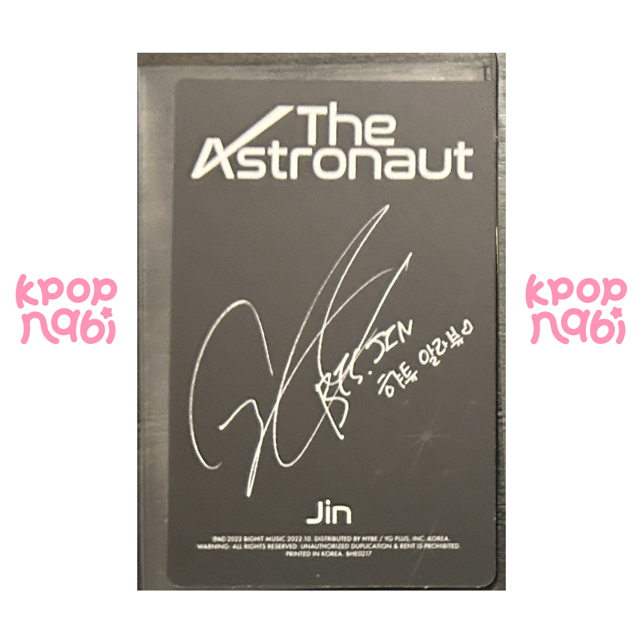 [PC] Jin (BTS) - 'The Astronaut' (Version 1)