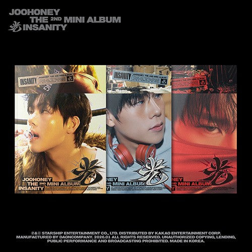 JOOHONEY (MONSTA X) - 2nd Mini Album 'INSANITY'